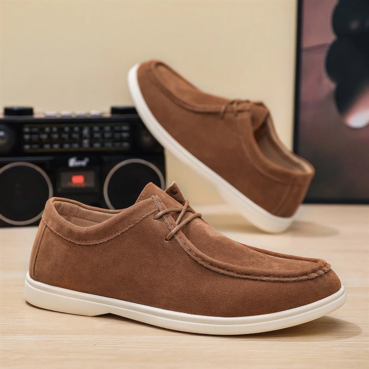 New Fashion Trend Luxury Designer High Quality Top Suede Casual Dress Shoes Flat Loafers For Men suppliers
